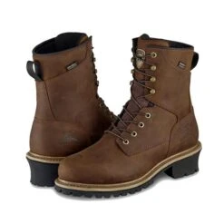 Men's Irish Setter 8" Mesabi Logger Steel Toe Waterproof Boots -Boots Sale Store 7 650 irish setter 8 mesabi logger steel toe waterproof brown