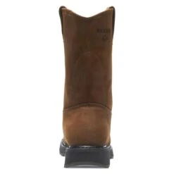 Men's Wolverine 10" Leather Wellington Steel Toe Boots -Boots Sale Store 7 650 wolverine 10 leather wellington steel toe brown